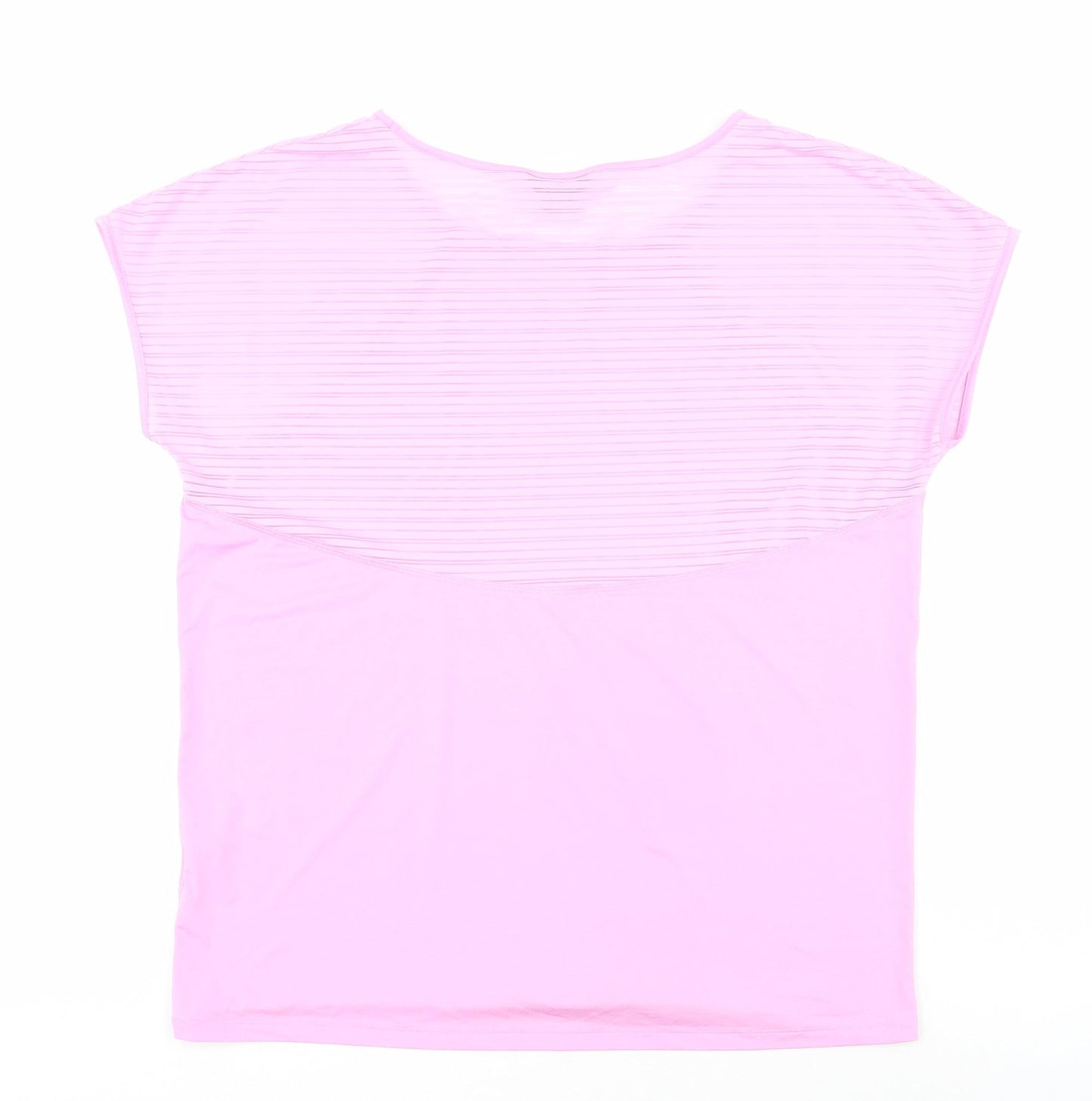 F&F Womens Pink Polyester Size M Round Neck