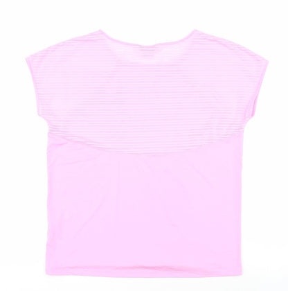 F&F Womens Pink Polyester Size M Round Neck