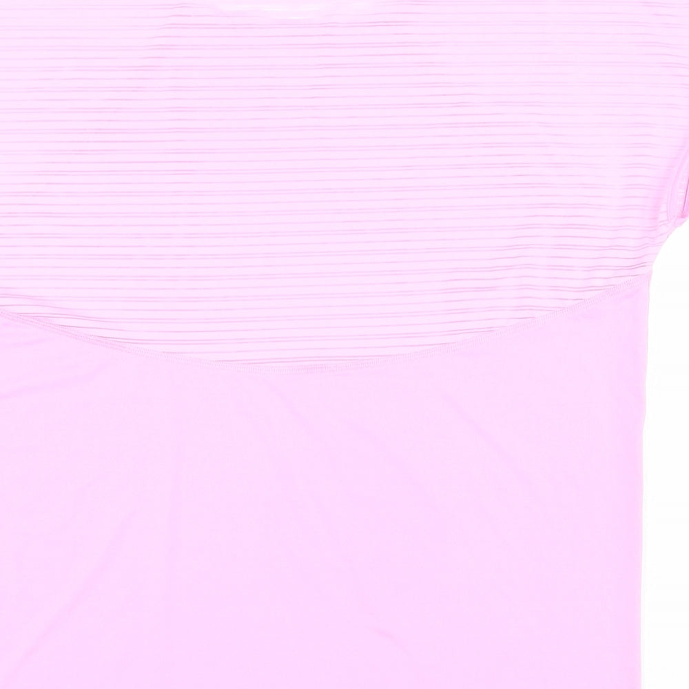 F&F Womens Pink Polyester Size M Round Neck
