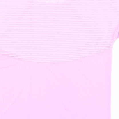 F&F Womens Pink Polyester Size M Round Neck