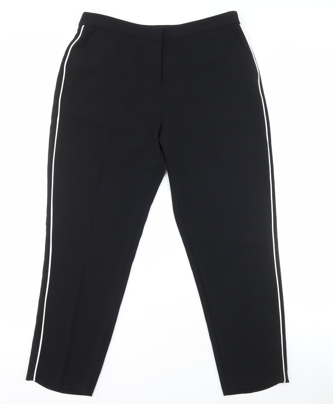 Womens UK Size 14 Dunnes Regular Fit  Black Trousers