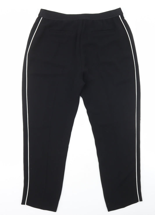 Womens UK Size 14 Dunnes Regular Fit  Black Trousers