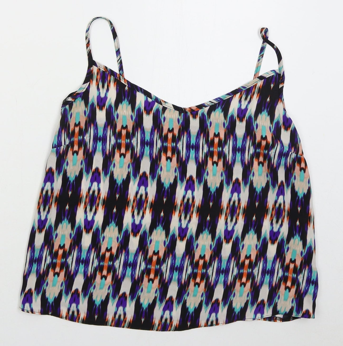 Womens UK Size 10 Atmosphere Blue Basic Tank