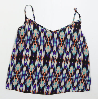 Womens UK Size 10 Atmosphere Blue Basic Tank
