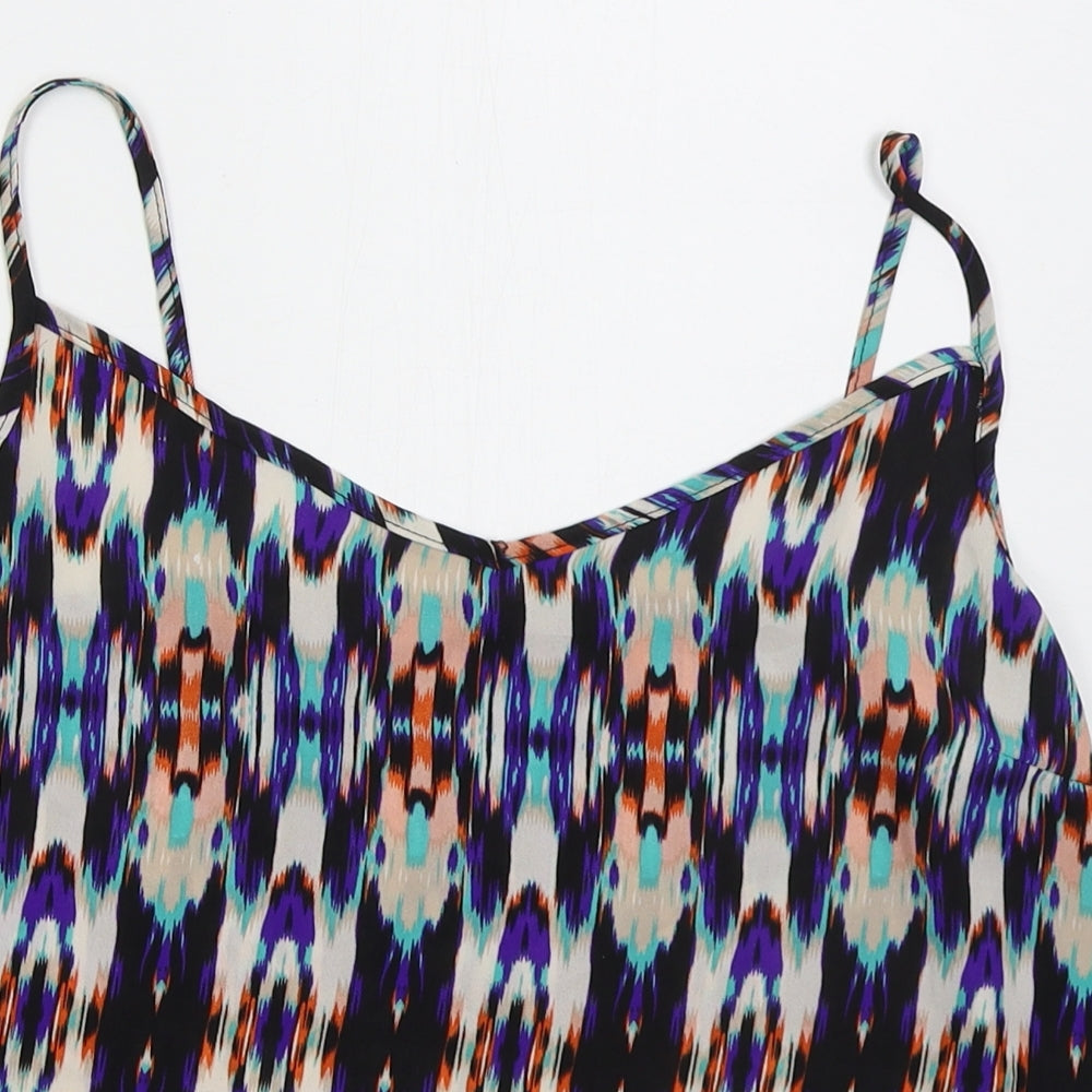Womens UK Size 10 Atmosphere Blue Basic Tank