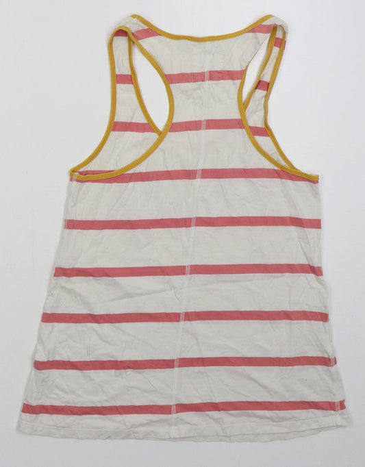 Womens UK Size 8 Jack Wills White Basic Tank
