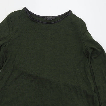 Primark Womens Green Round Neck Polyester Pullover Jumper Size 10