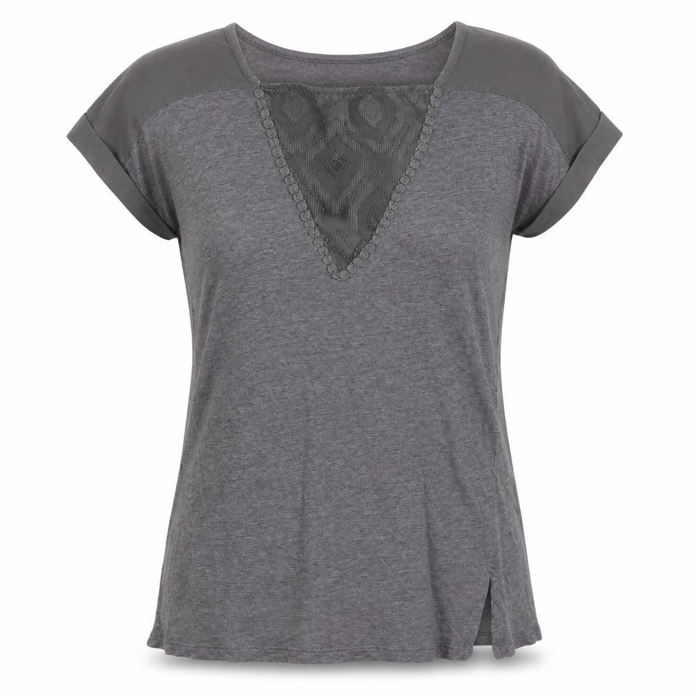 Womens UK Size 6 NEXT Grey Basic T-Shirt