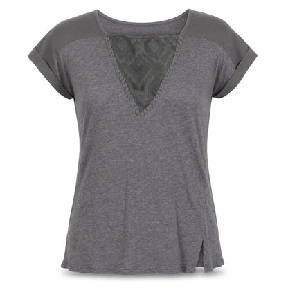 Womens UK Size 6 NEXT Grey Basic T-Shirt
