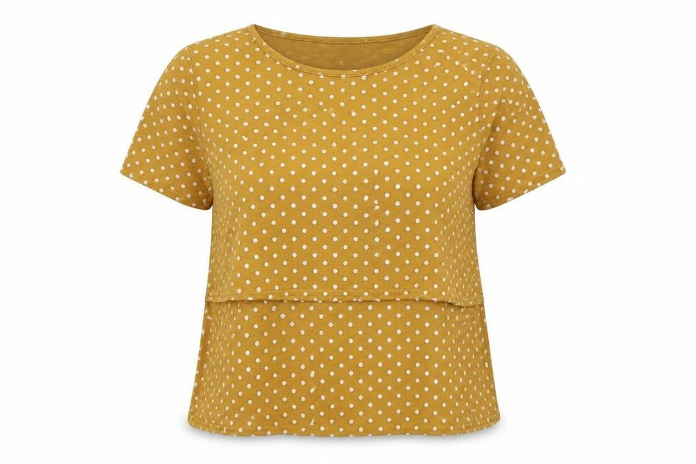 Womens UK Size 8 Boohoo Yellow Basic T-Shirt