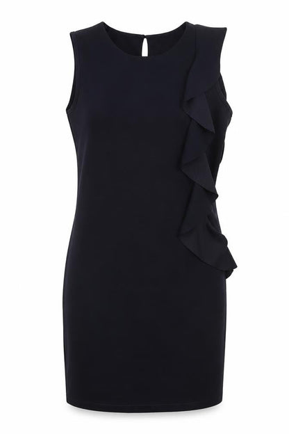 Boohoo Womens Blue Polyester Bodycon Size 10 Round Neck Pullover