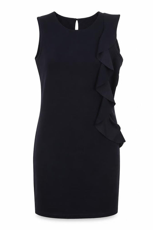 Boohoo Womens Blue Polyester Bodycon Size 10 Round Neck Pullover