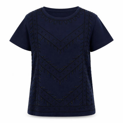 Womens UK Size 6 Jack Wills Blue Basic T-Shirt