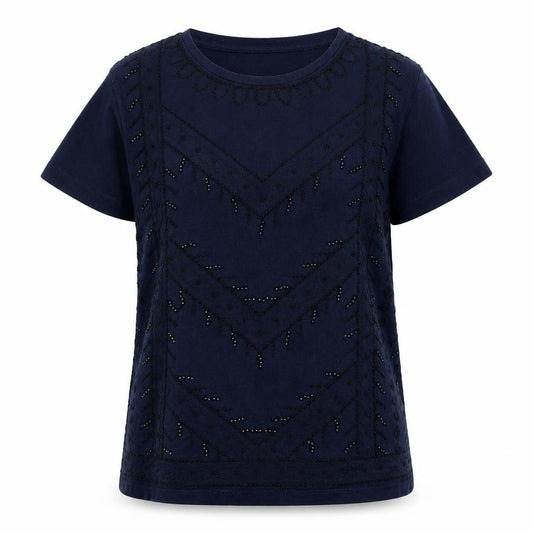 Womens UK Size 6 Jack Wills Blue Basic T-Shirt