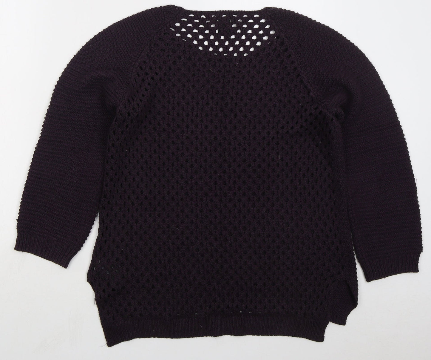Womens UK Size L H&M Purple Pullover Jumper