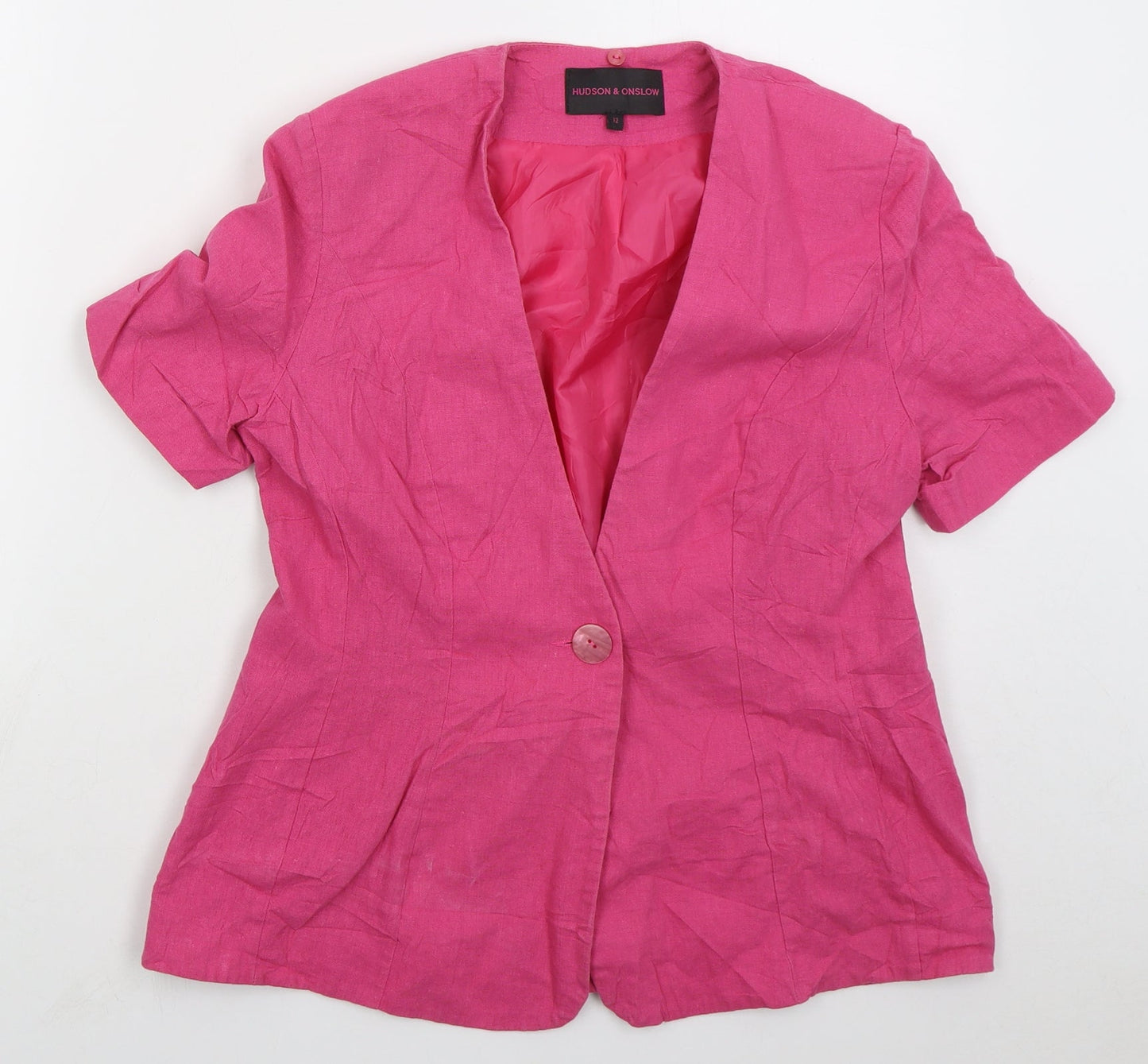 Womens UK Size 12 Hudson & Onslow Pink Jacket