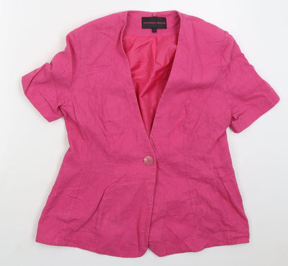 Womens UK Size 12 Hudson & Onslow Pink Jacket