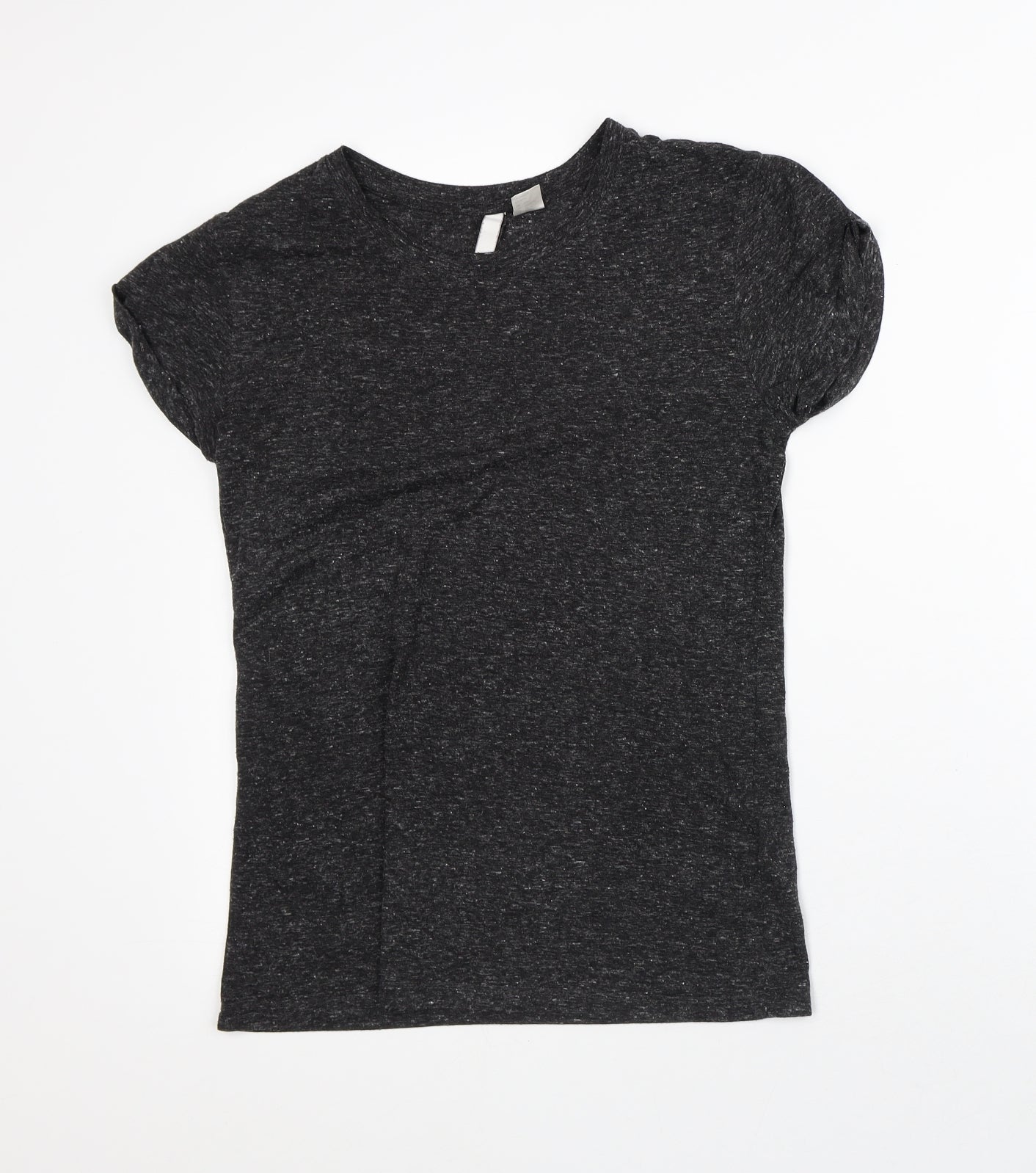 Womens UK Size XS Divided Grey Basic T-Shirt