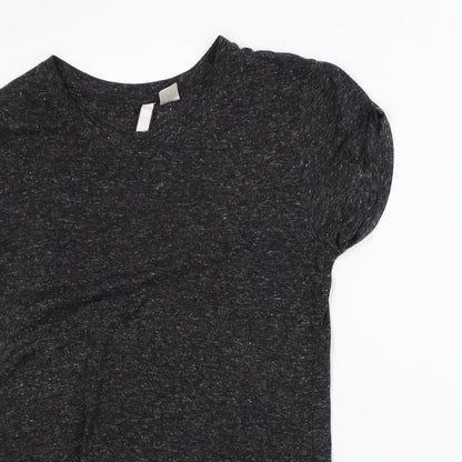 Womens UK Size XS Divided Grey Basic T-Shirt