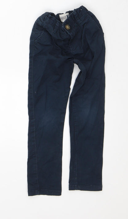Undeniable Dudes Boys Black Cotton Cargo Trousers Size 5 Years Regular
