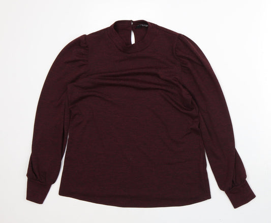 Womens UK Size 14 Dorothy Perkins Red Basic T-Shirt