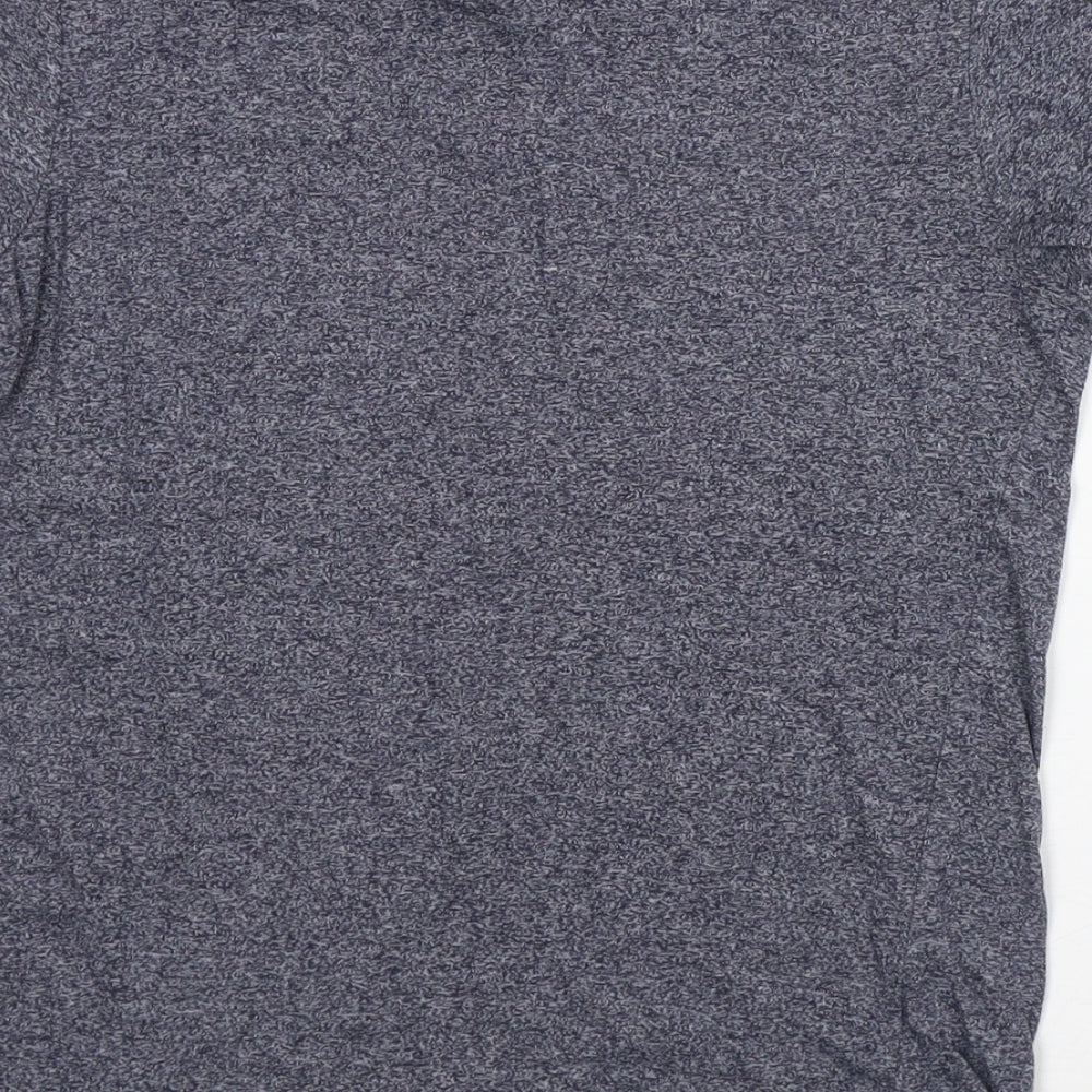 George Boys Grey Geometric Cotton Basic T-Shirt Size 9-10 Years Crew Neck - Epic