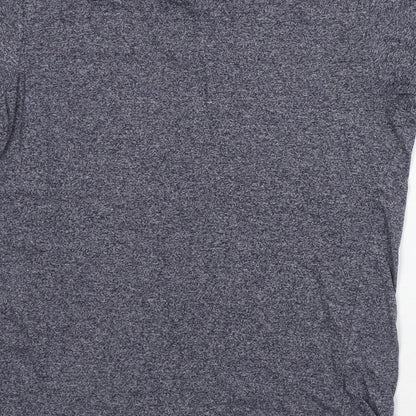 George Boys Grey Geometric Cotton Basic T-Shirt Size 9-10 Years Crew Neck - Epic