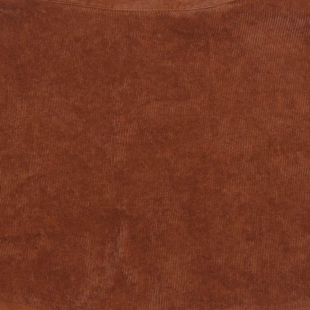 SheIn Womens Brown Polyester A-Line Skirt Size S