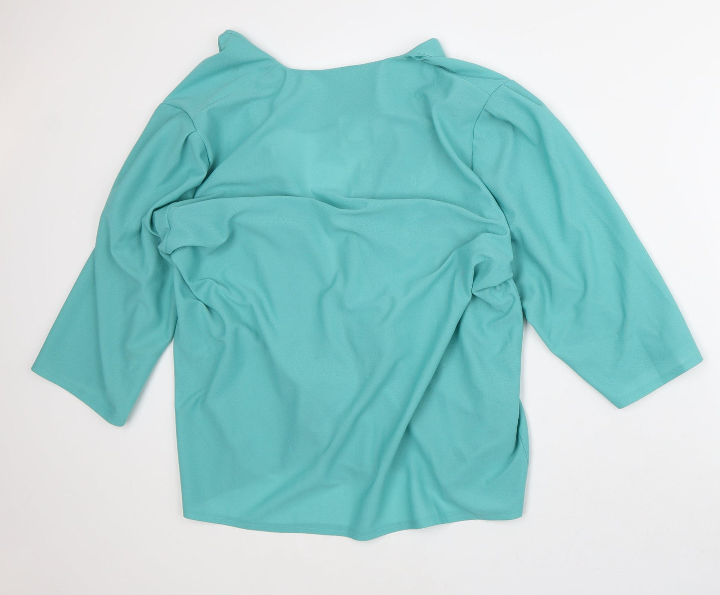 Classics Womens Green Round Neck Floral Polyester Cardigan Jumper Size 22