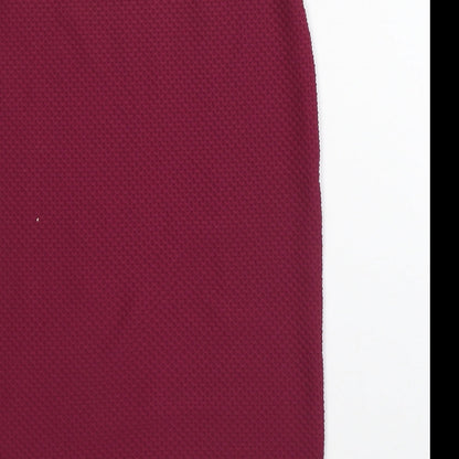 Internationale Womens Pink Polyester Straight & Pencil Skirt Size 12