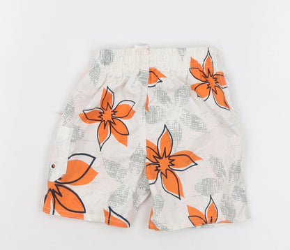 Tots Boys Multicoloured Floral Polyester Cropped Trousers Size 6-9 Months
