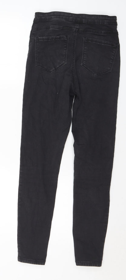 Womens UK Size 10 Bullhead Denim Co. Slim Fit Skinny Black Jeans
