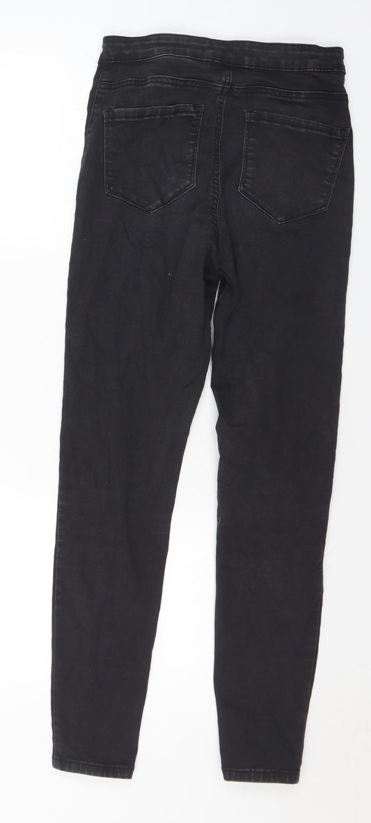 Womens UK Size 10 Bullhead Denim Co. Slim Fit Skinny Black Jeans