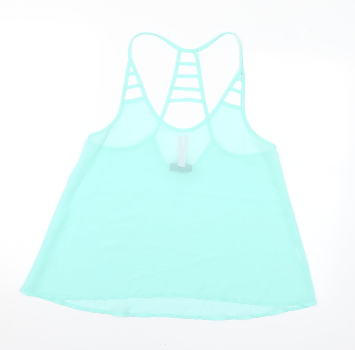 Womens UK Size 10 Lipsy Green Camisole Blouse