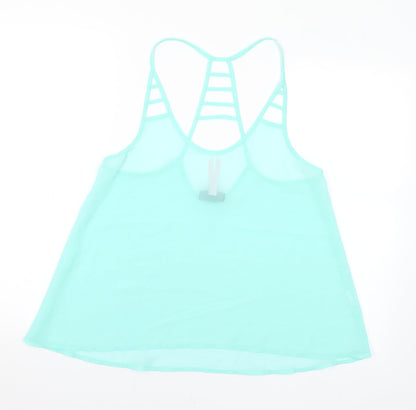 Womens UK Size 10 Lipsy Green Camisole Blouse