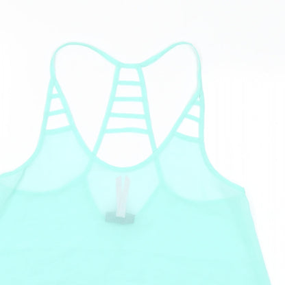 Womens UK Size 10 Lipsy Green Camisole Blouse