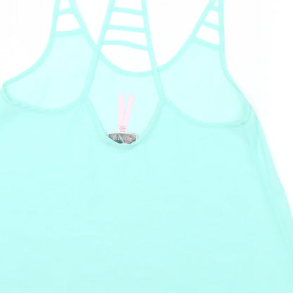 Womens UK Size 10 Lipsy Green Camisole Blouse