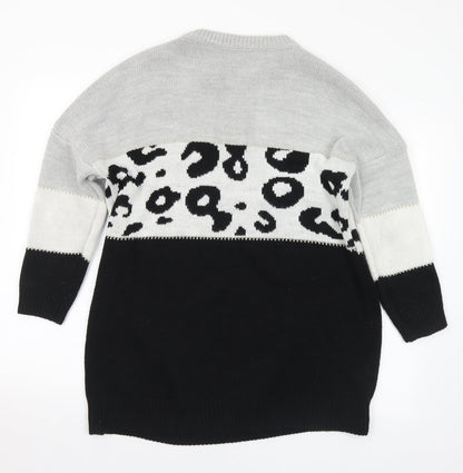 Womens UK Size L Preworn Multicoloured Pullover Jumper