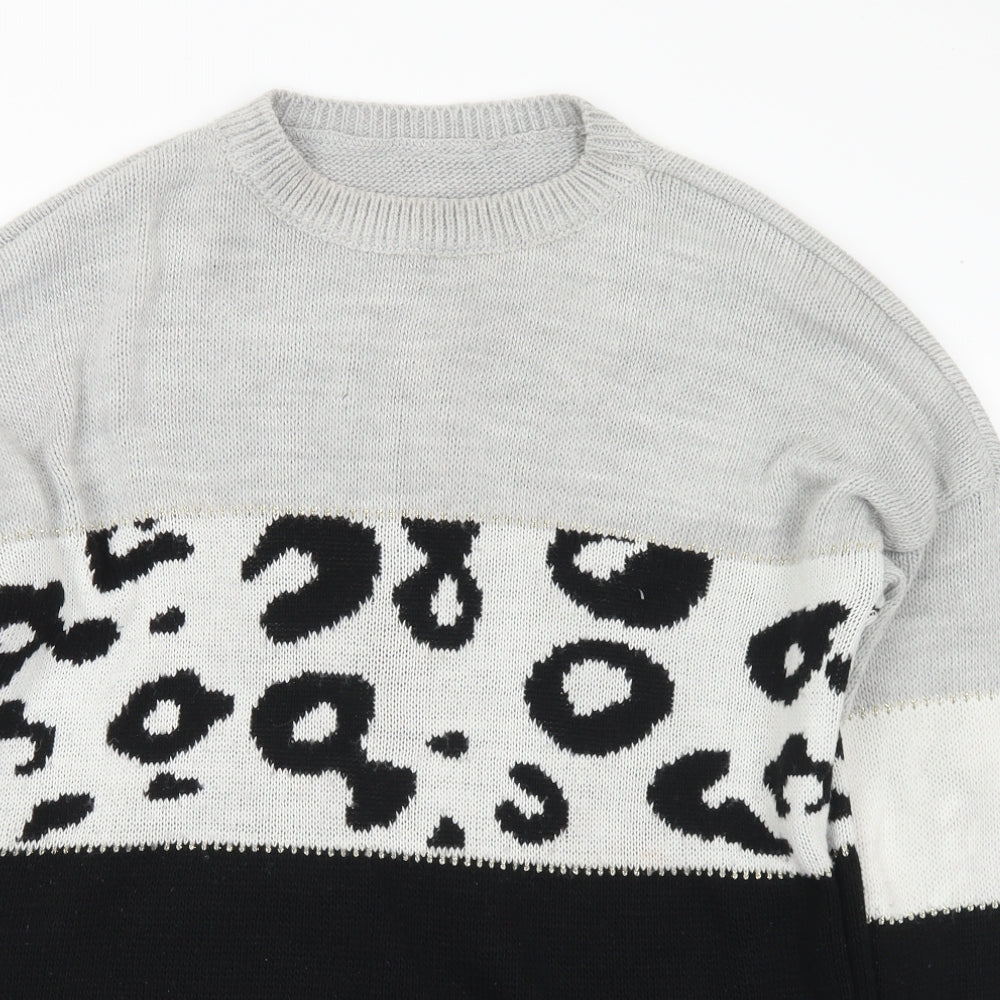 Womens UK Size L Preworn Multicoloured Pullover Jumper