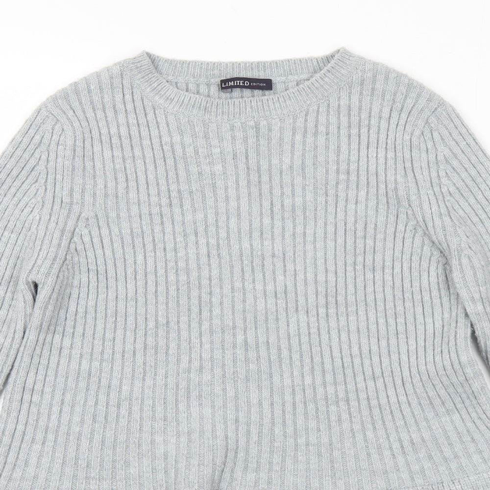 Womens UK Size 6 Marks and Spencer Grey Pullover Jumper