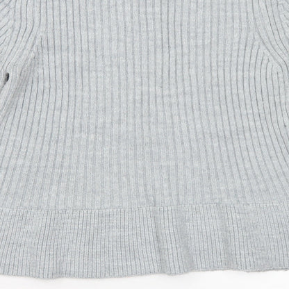 Womens UK Size 6 Marks and Spencer Grey Pullover Jumper