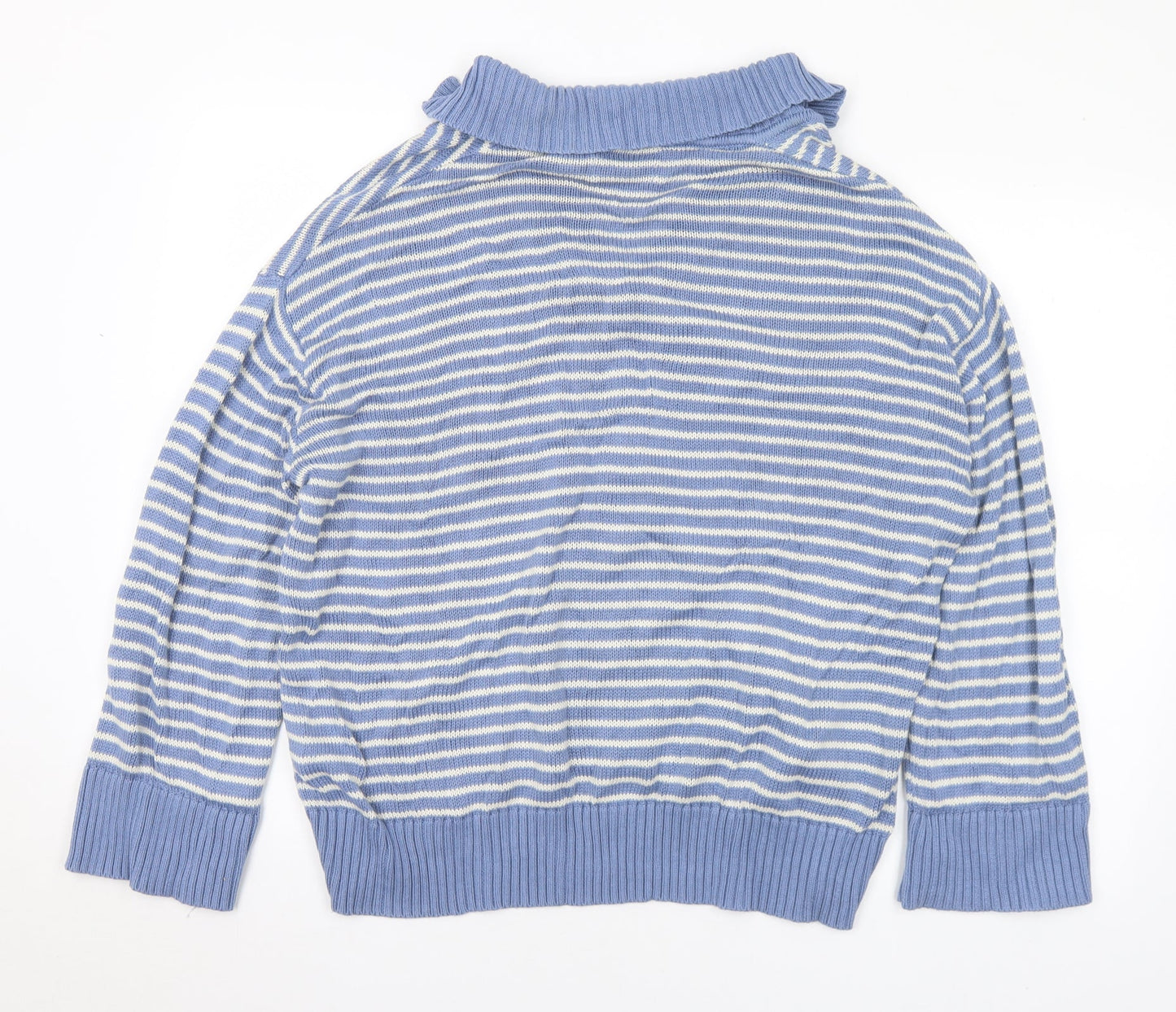 Womens UK Size L Gallery Blue Pullover Jumper