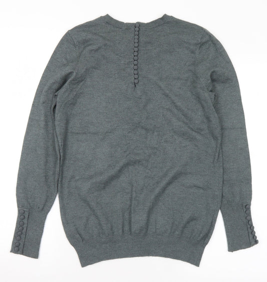 Womens UK Size S Savida Grey Pullover Jumper