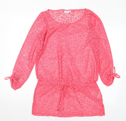 Womens UK Size 8 NEXT Pink Shrug Jumper