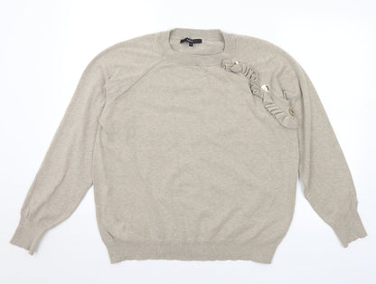Womens UK Size 14 NEXT Grey Pullover Jumper