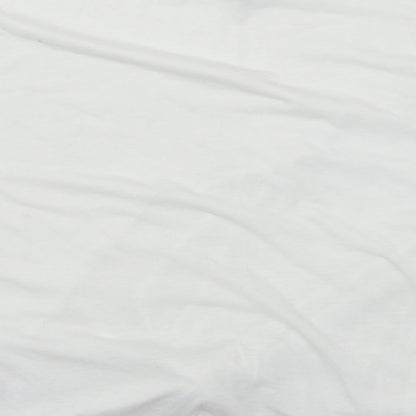 Womens UK Size 6 New Look White Basic T-Shirt