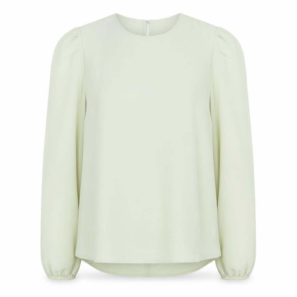 Womens UK Size 8 AX Paris Green Basic Blouse