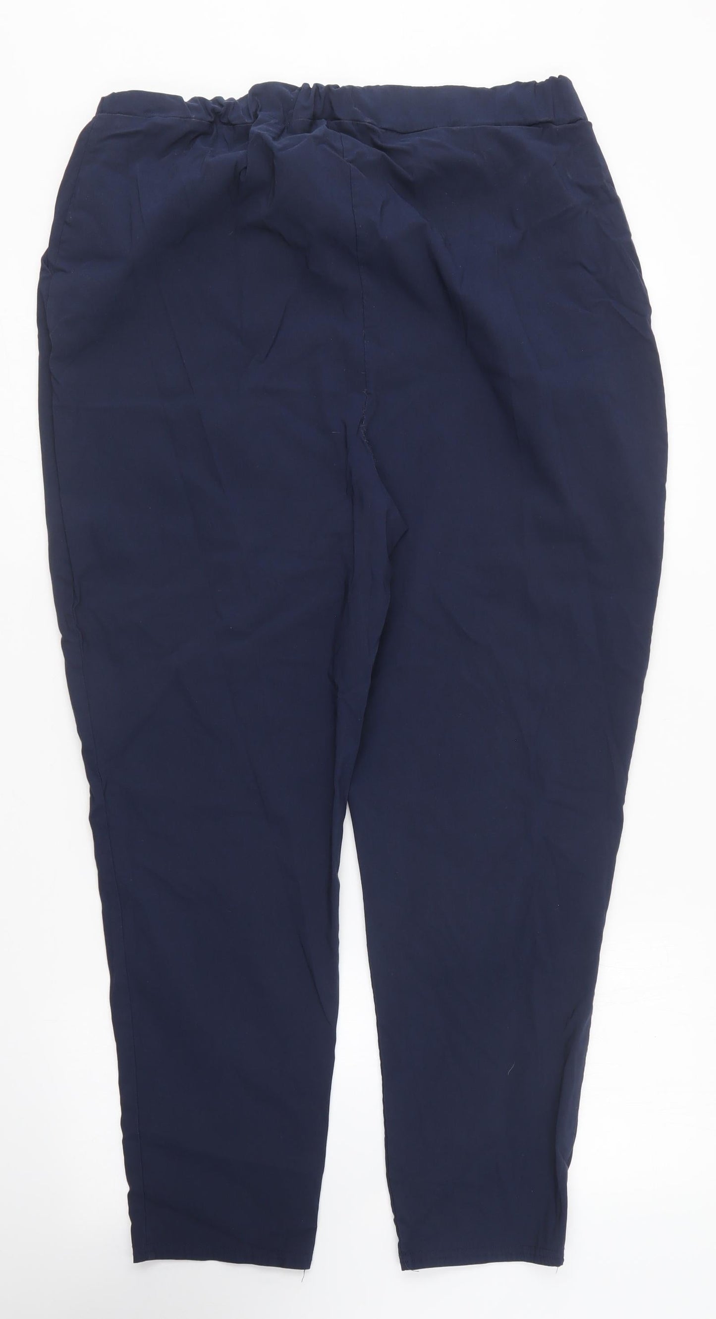 Womens UK Size 20 Boohoo Regular Fit  Blue Trousers