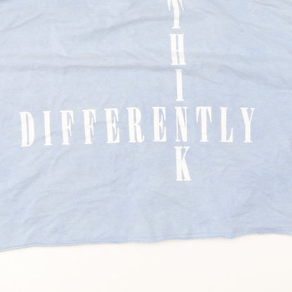 Primark Womens Blue Round Neck Cotton Pullover Jumper Size XL