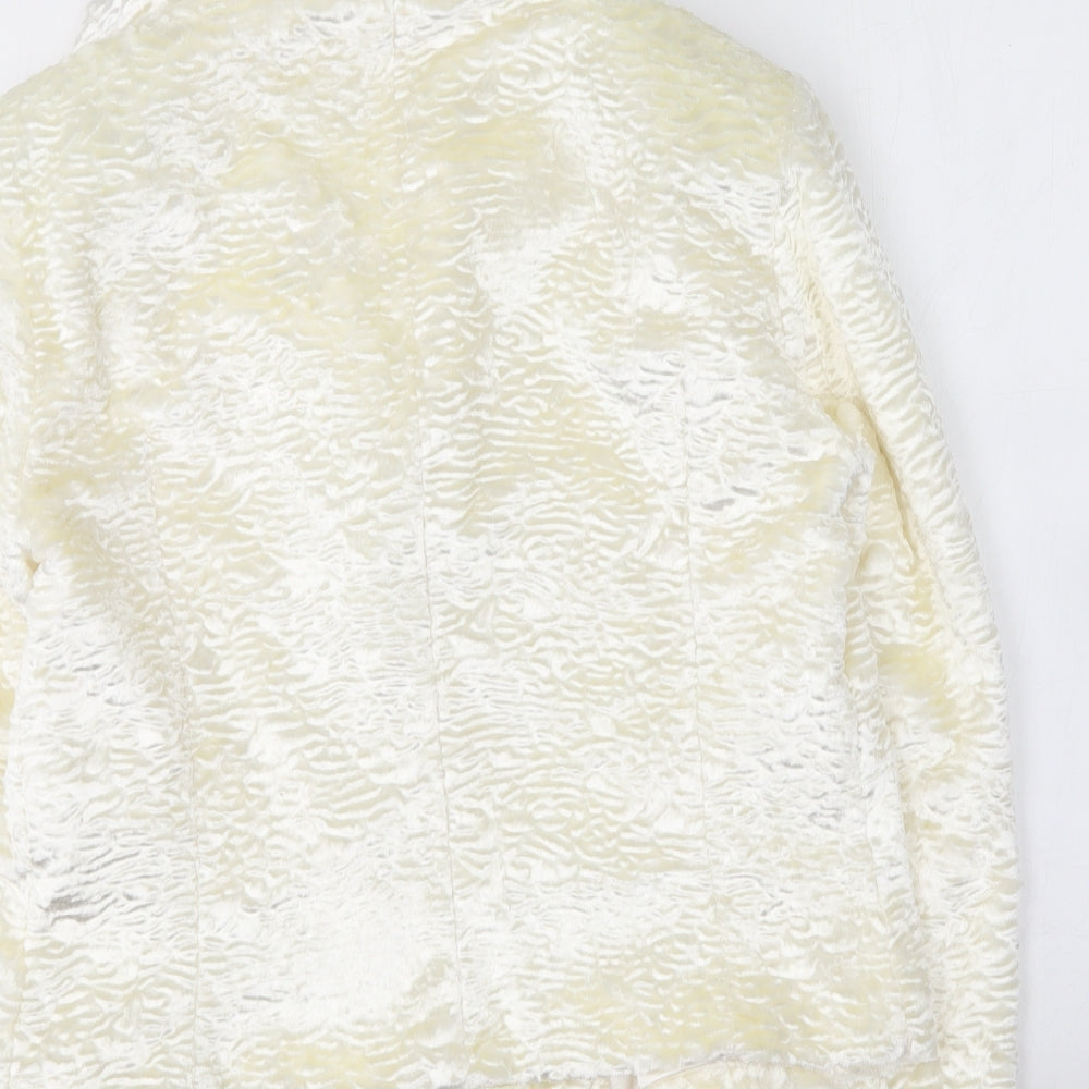 Womens UK Size M Wallis Ivory Jacket